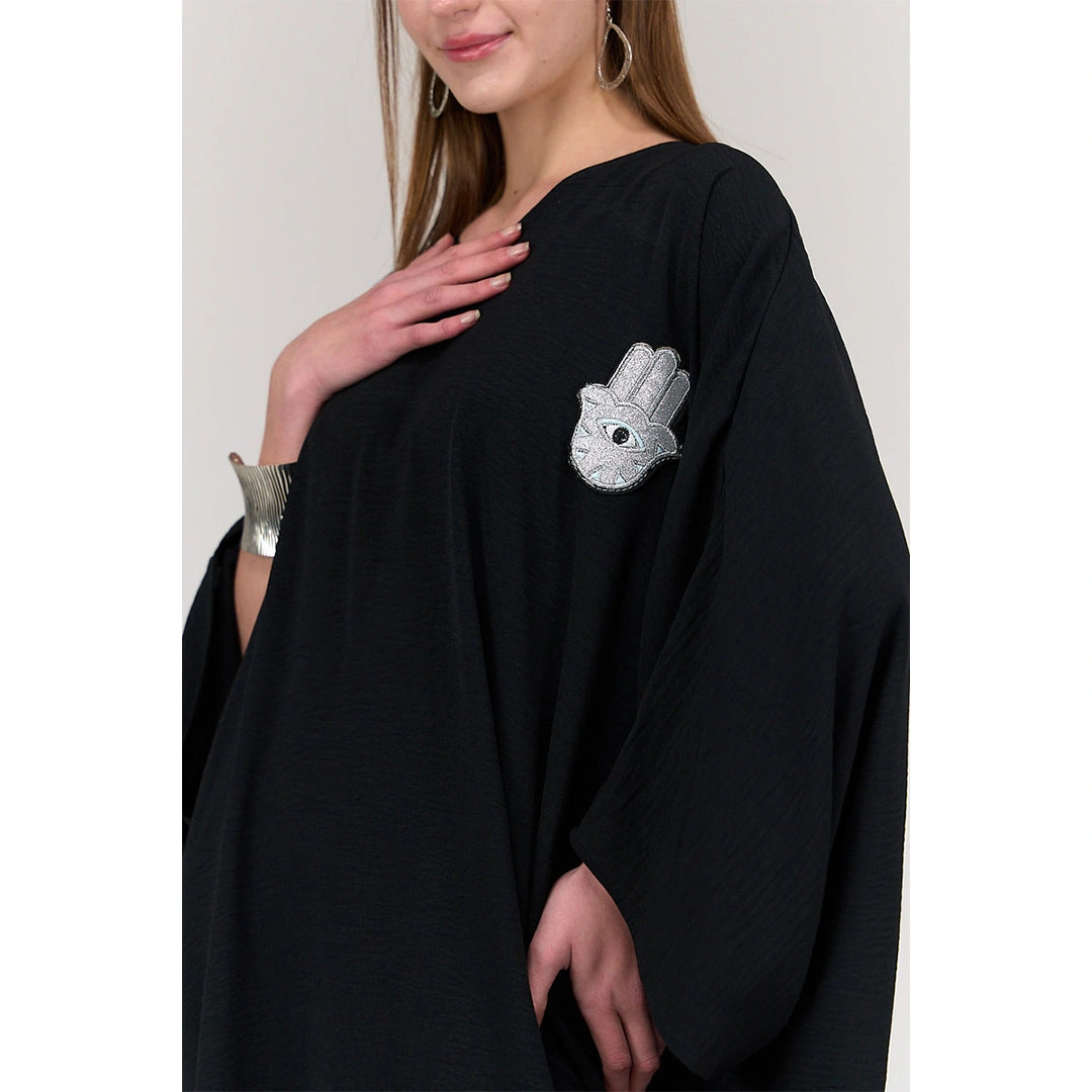 عباية حريمي أوفر سايز حريمي - أسود 17849