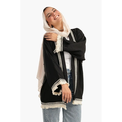 كيمونو كتان مفتوح اشكال تريكو حريمي 17386