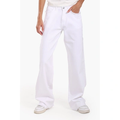 كلو بنطلون جينز أبيض بشراشيب - أبيض