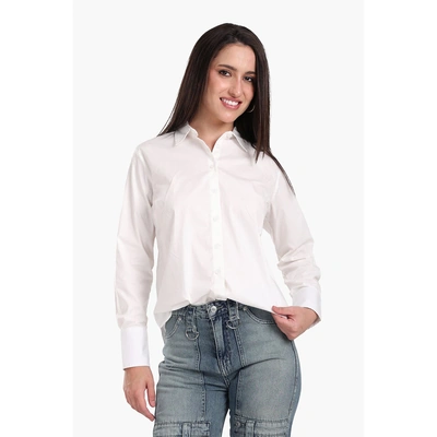 كلو قميص حريمي بوبلين كلاسيكي سادة