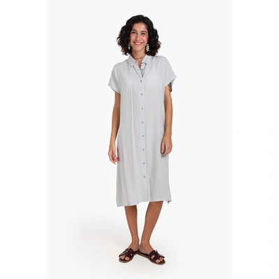 كلو فستان حريمي ميدي بأكمام قصيرة