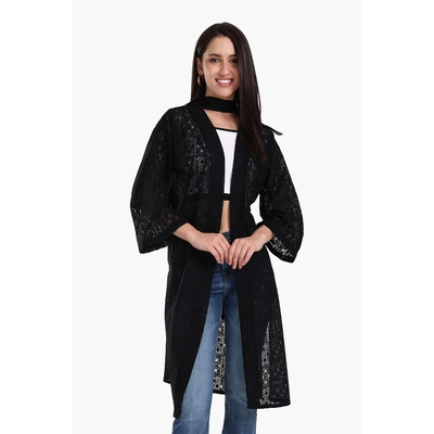 كلو كيمونو حريمي بنقشة الدانتيل