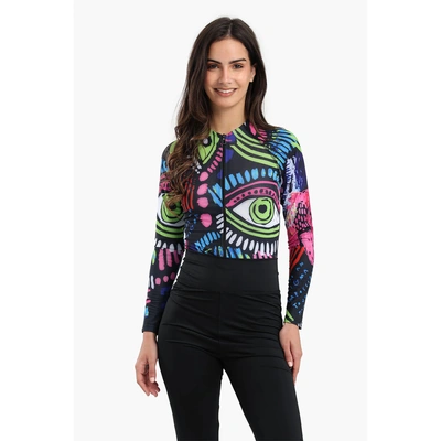 مايوه بوركيني كارينا ابستراكت راش جارد 55912