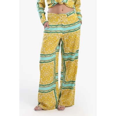 بنطلون كارينا فاخر مطبوع - متعدد الألوان 56525