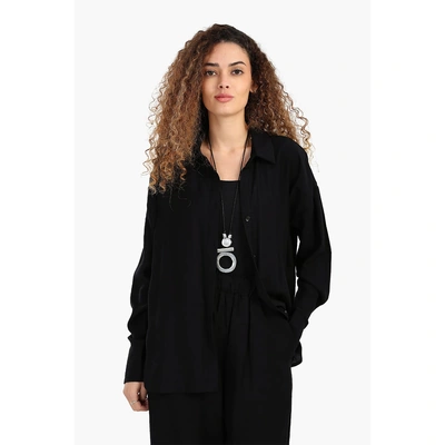 قميص كارينا مريح بأكتاف منسدلة 56667