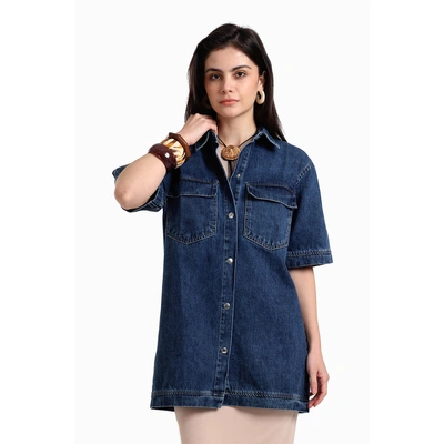 قميص كارينا جينز بجيوب 56697