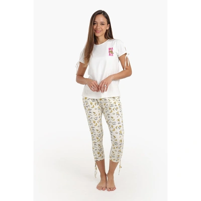 طقم بيجامة كارينا مع أربطة 56770