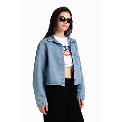 جاكيت جينز كارينا كلاسيك قصير - أزرق 56920