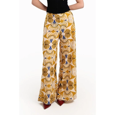 بنطلون كارينا الصيفي واسع الرجل - متعدد الألوان 57036