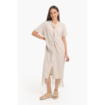 فستان كارينا بشراشيب 57075