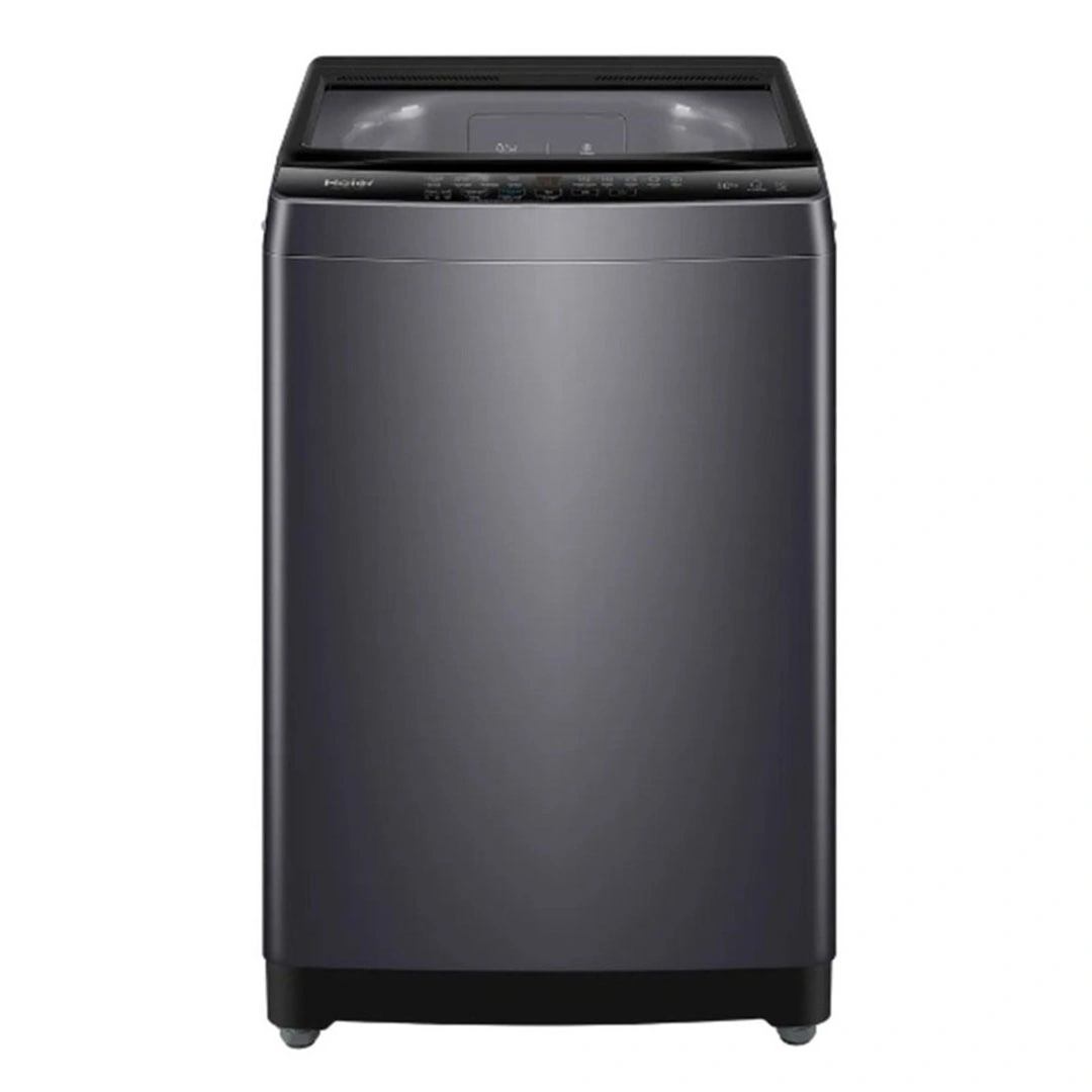 غسالة ملابس هاير - 10 كجم - تحميل علوي - فضي غامق - HWM100-316S6
