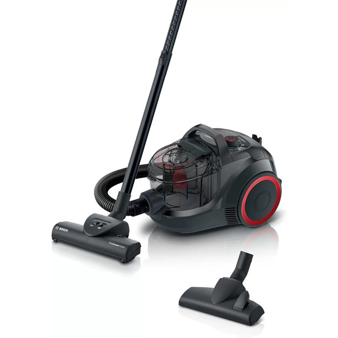 مكنسة بوش بدون بكيس - 2000 وات - 2 لتر - أسود / أحمر - BGS21WPOW