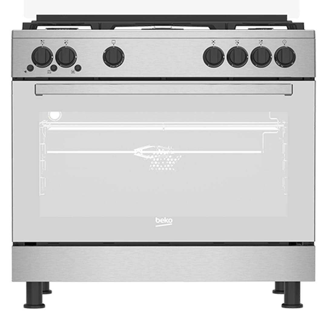 بوتجاز غاز بيكو - 5 شعلات - ستانلس ستيل - GGR 15115 DX NS