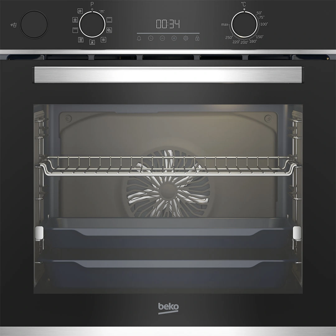فرن بلت ان بيكو كهرباء مروحة - 60 * 60 سم - أسود / فضى - BBIS13300XMSE