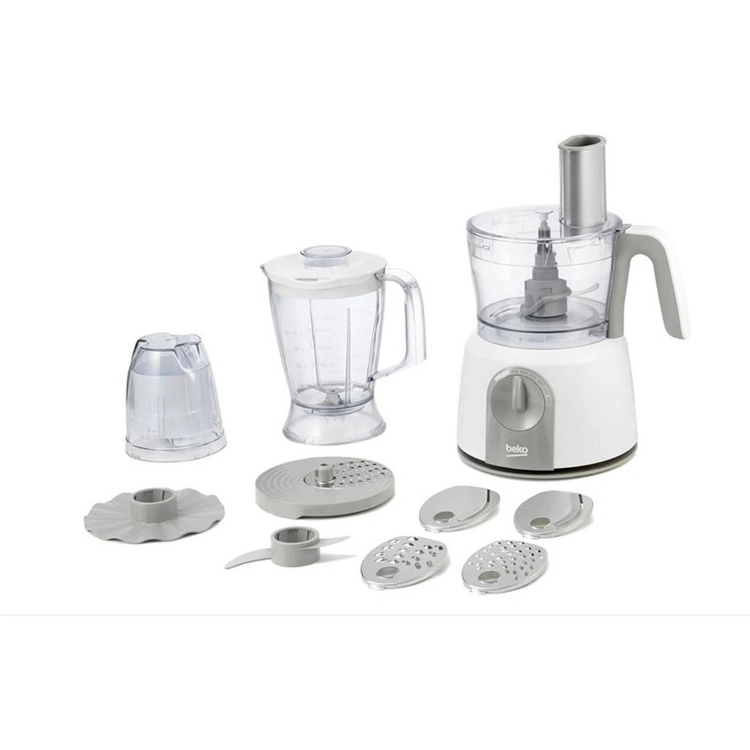 محضر طعام بيكو - 1000 وات - أبيض / رمادي - FPP 4402 W