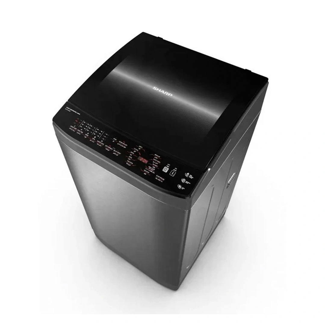 غسالة ملابس شارب فوق أوتوماتيك - 13 كجم - سيلفر - ES-TN13GSLP