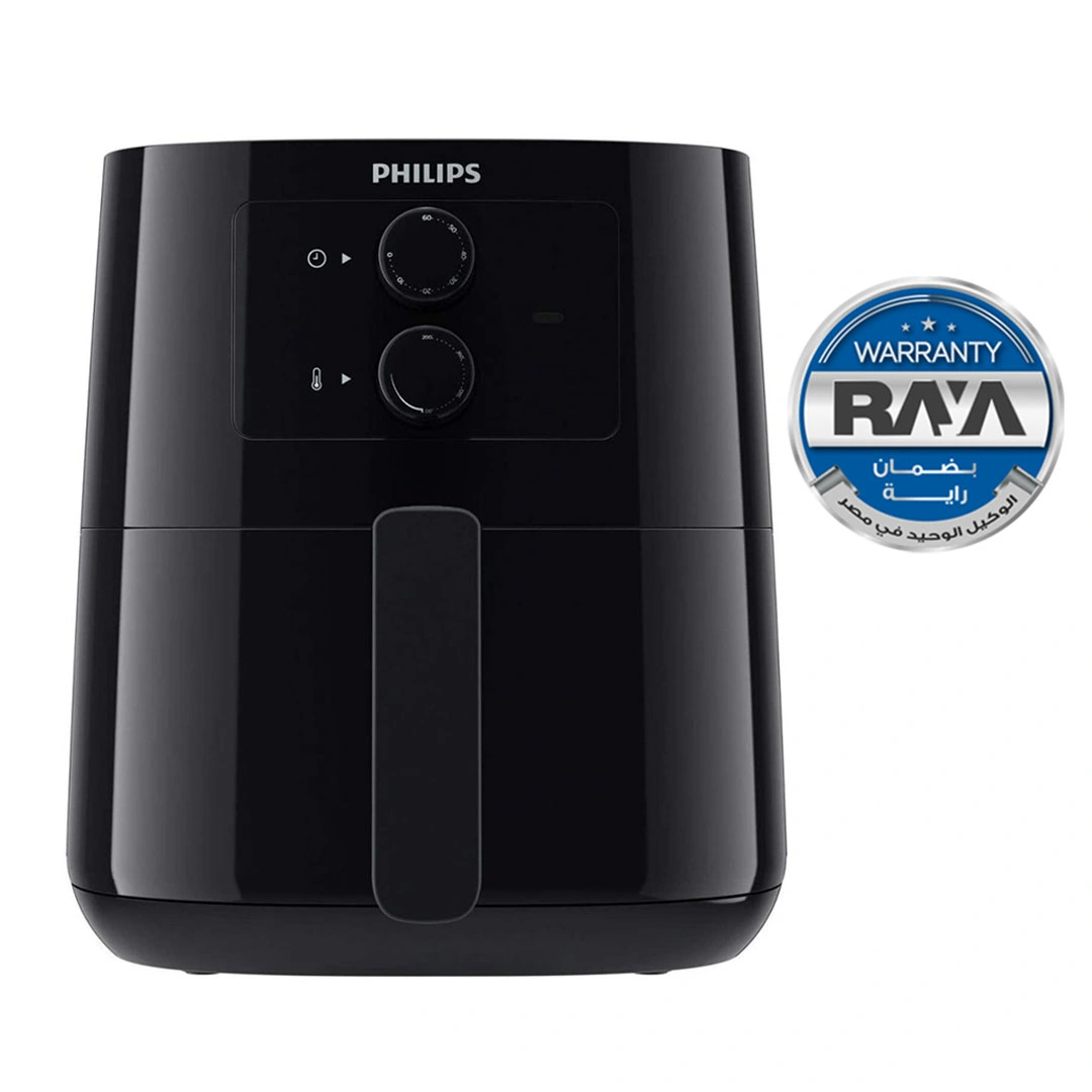 قلاية هوائية فيليبس - 4.1 لتر - أسود - HD9200