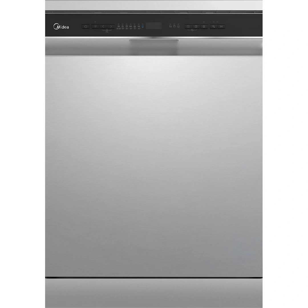 غسالة أطباق ميديا - سعة 14 فرد - سمارت واى فاى - MDWEF1433D(SS)-WI-EG