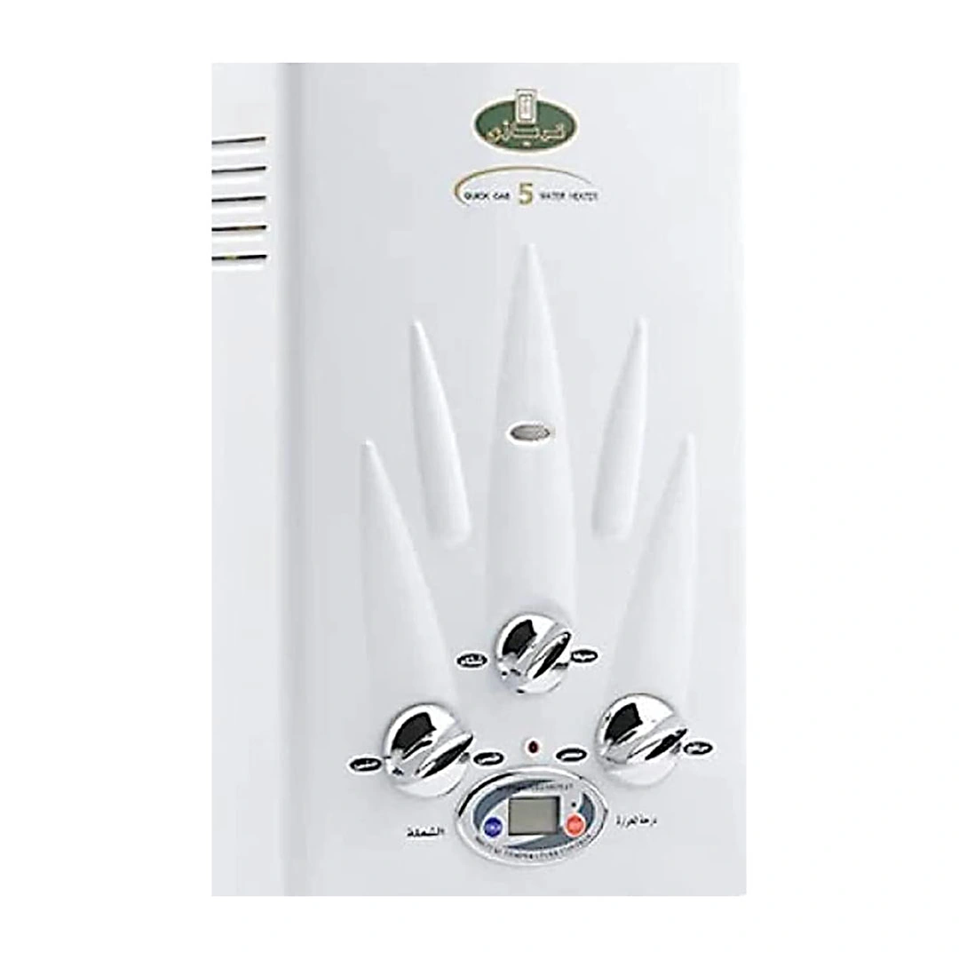 سخان غاز كريازى - 5 لتر - أبيض - انبوبة ادابتور - KGH/5 AD