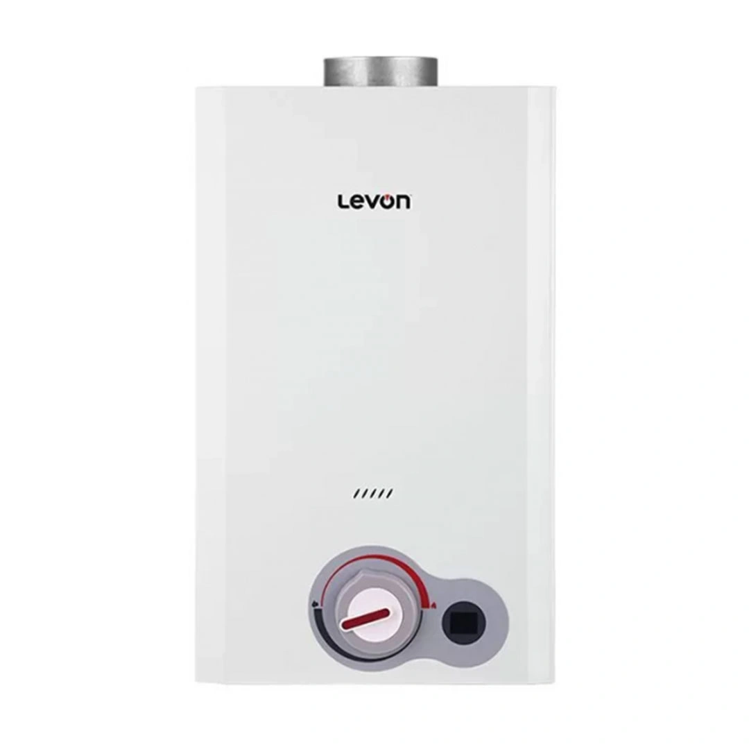 سخان غاز ليفون - 10 لتر - ديجيتال بالشاحن - أبيض 6518122 F-OXG