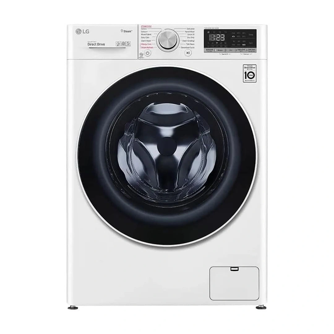 غسالة ملابس اتوماتيك ال جي فيفاتشي تحميل امامي - 8 كيلو - أبيض - F4R5TYG0W