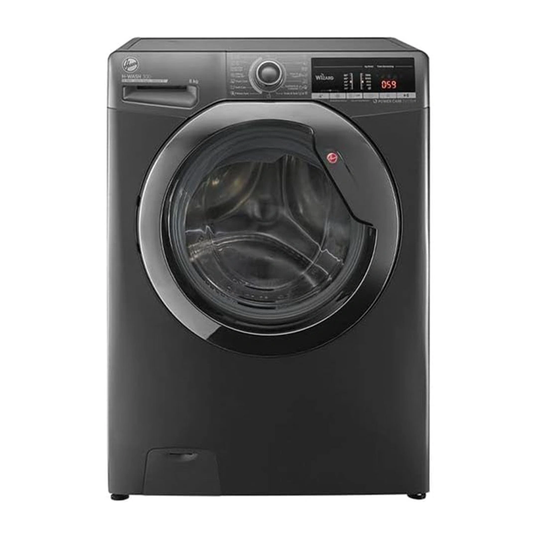 غسالة ملابس هوفر - 8 كجم - سيلفر H3WS383TAC3R-EL