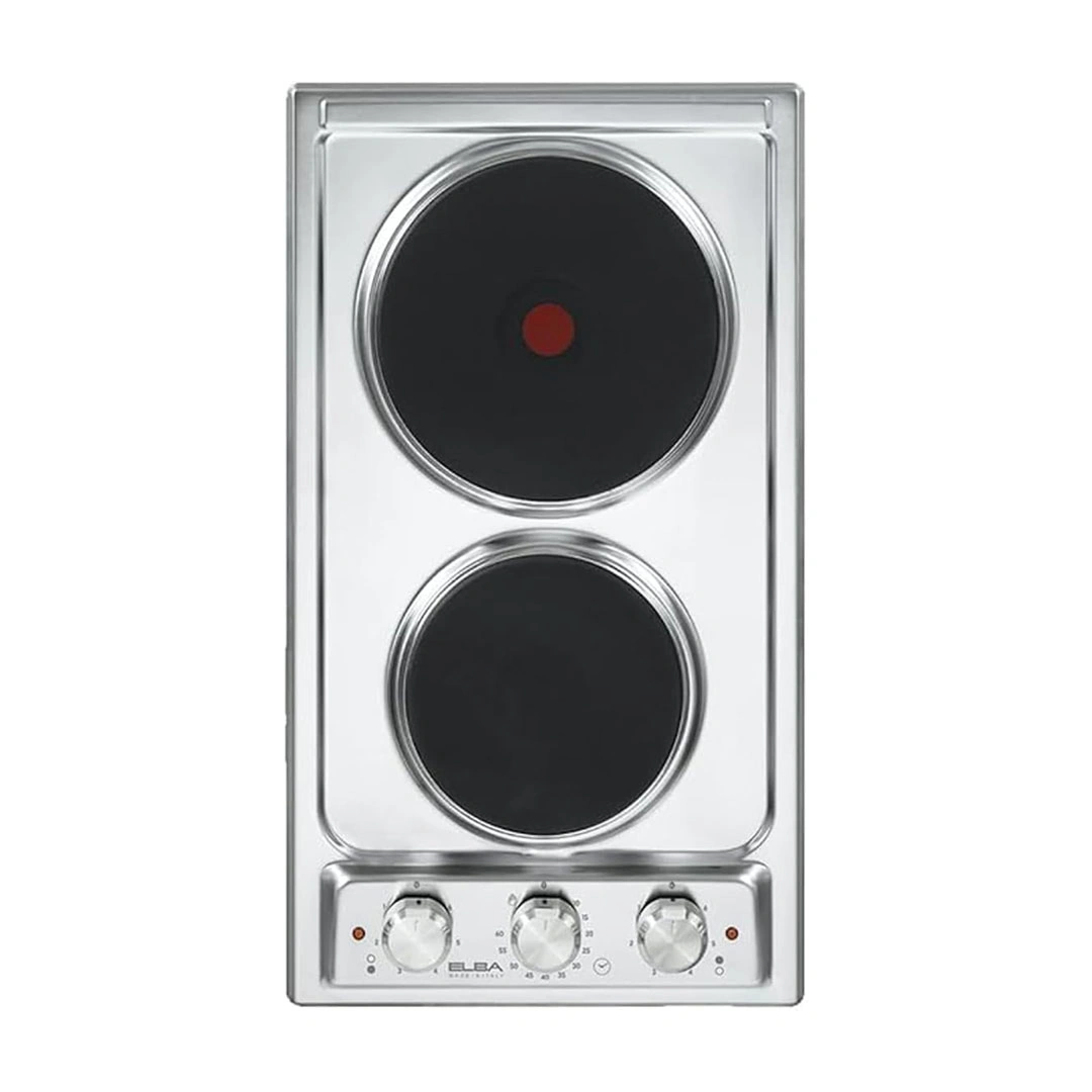 بوتجاز مسطح البا بلت ان كهرباء - 2 شعلة - 30 سم - ستانلس ستيل EN30-02TXD