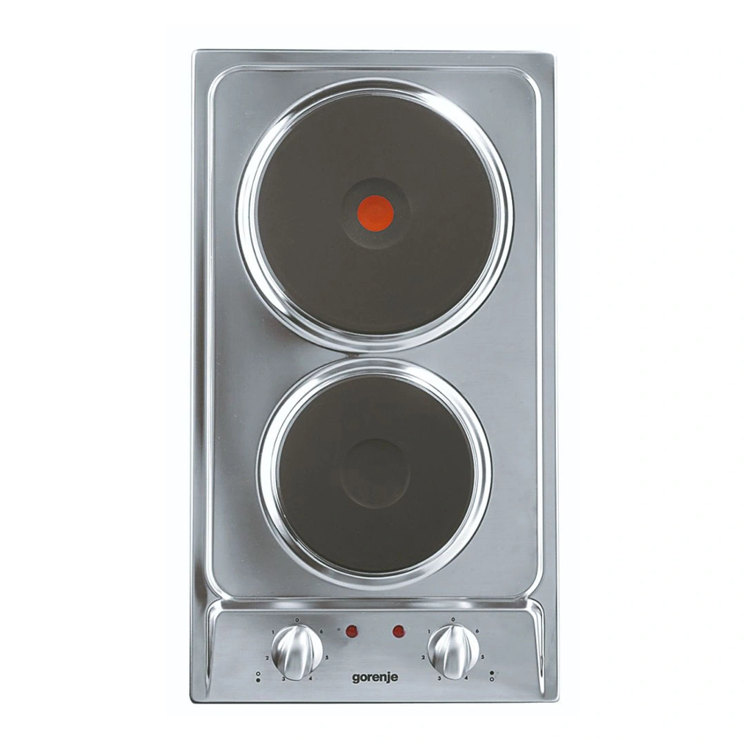 بوتجاز مسطح كهربائي بلت ان جورنيا - 2 عين - فضي - EM300E