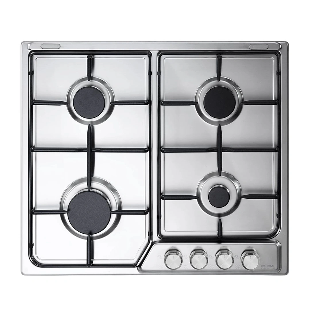 بوتجاز مسطح غاز البا - 4 شعلة - 60 سم - ستانليس ستيل ENF60-444XD