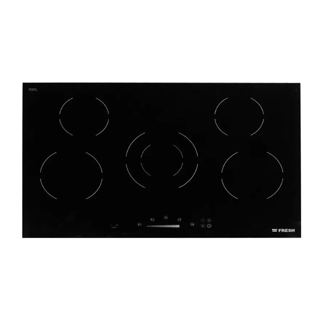 بوتجاز مسطح بلت إن كهربائي فريش - 80 سم - أسود - VTC 80