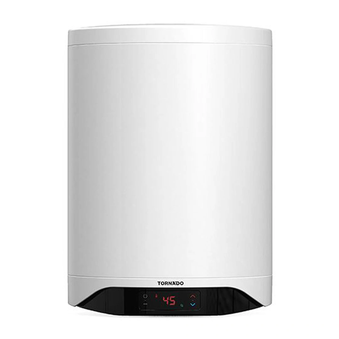 سخان مياه تورنيدو كهرباء- 50 لتر- إينامل- ديجيتال- أبيض - TEEE-50DW