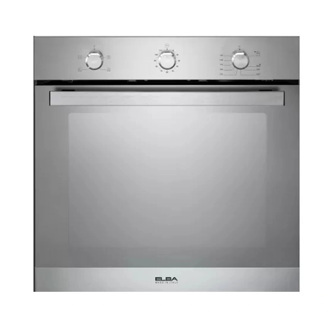 البا فرن غاز بلت إن بمروحة وشواية 62 لتر 60 سم استانلس ستيل - AL6XLXFG