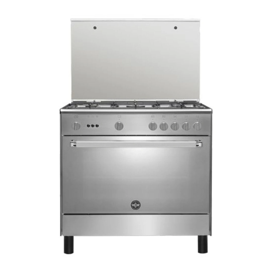 بوتاجاز لاجيرمانيا- 90×60- 5 شعلات غاز- استانلس - 9D10GUB1X4AWW