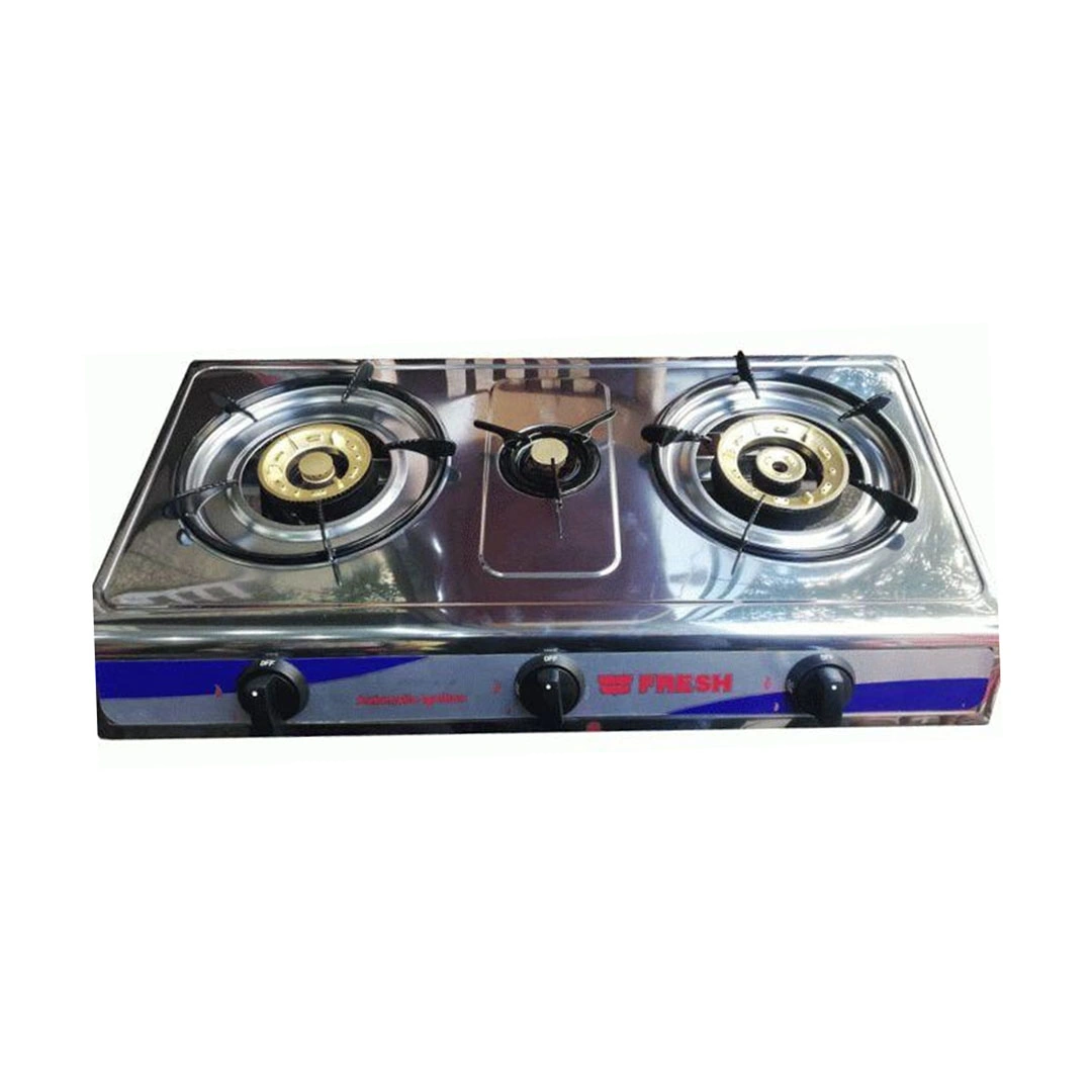 مسطح بوتاجاز فريش 2.5 شعلة استانلس ستيل - TS-253