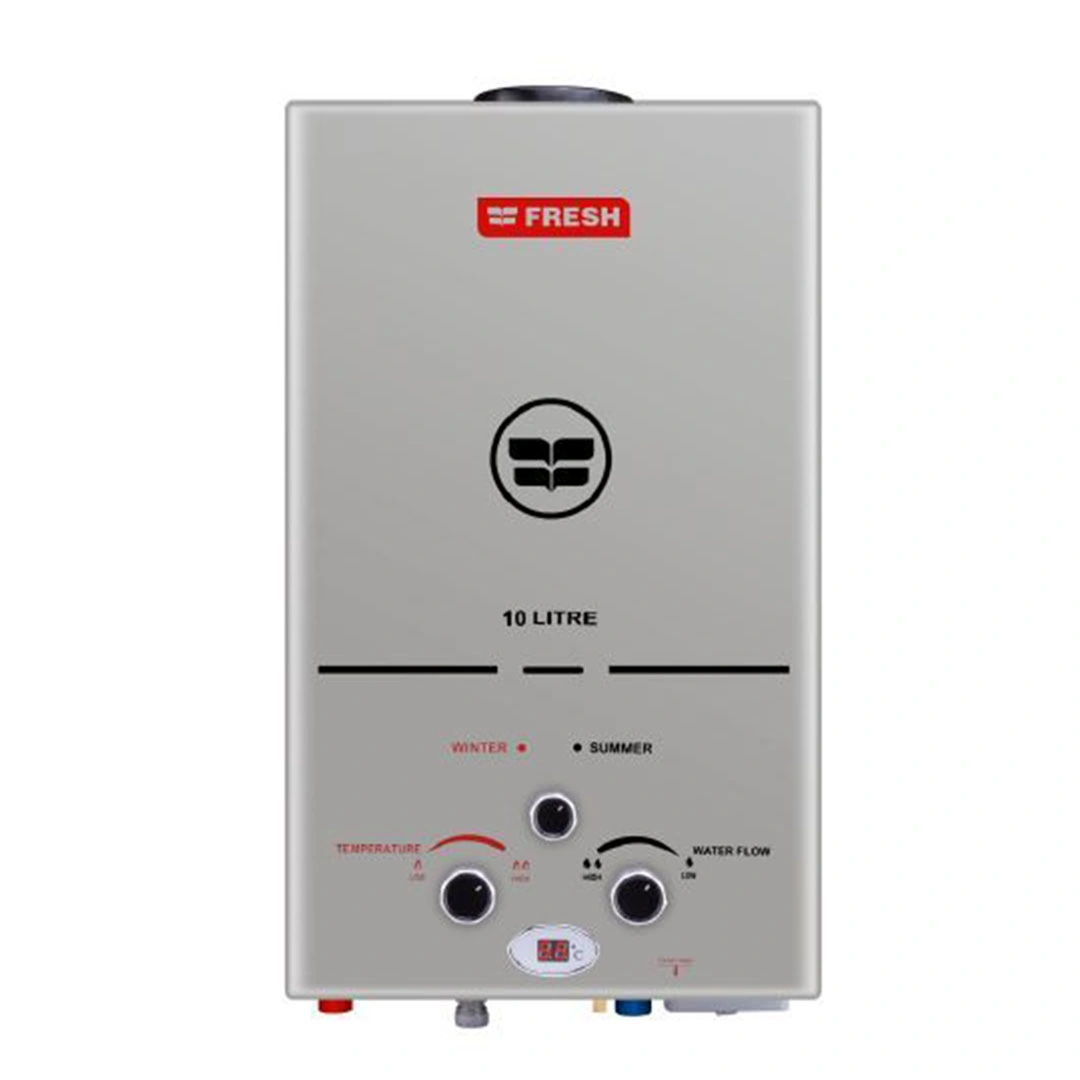 سخان مياه غاز فريش 10 لتر / سبا أدابتر - سيلفر