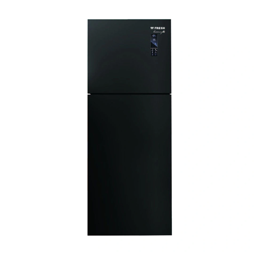ثلاجة نوفروست فريش 397 لتر - أسود - FNT-MR470YGQMI