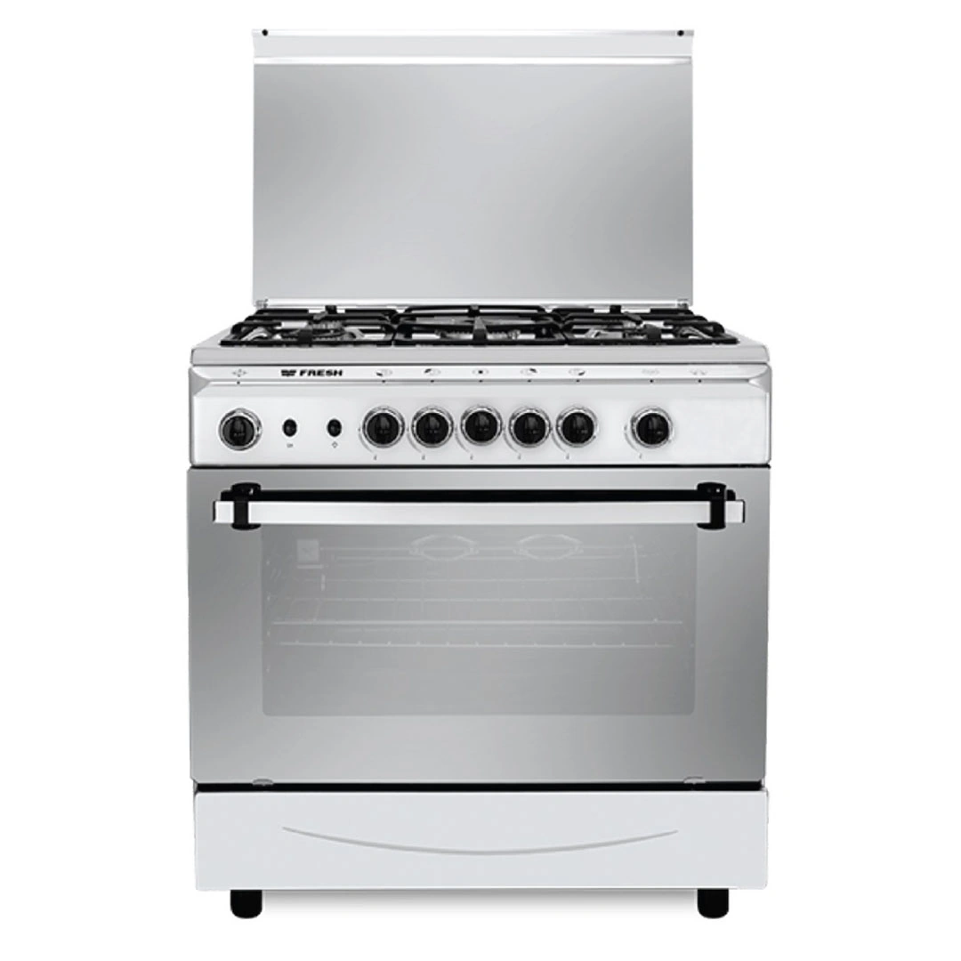 بوتاجاز فريش ايطاليانو 80×55 ستانلس فرن شواية مروحة - Italiano Cast Fan