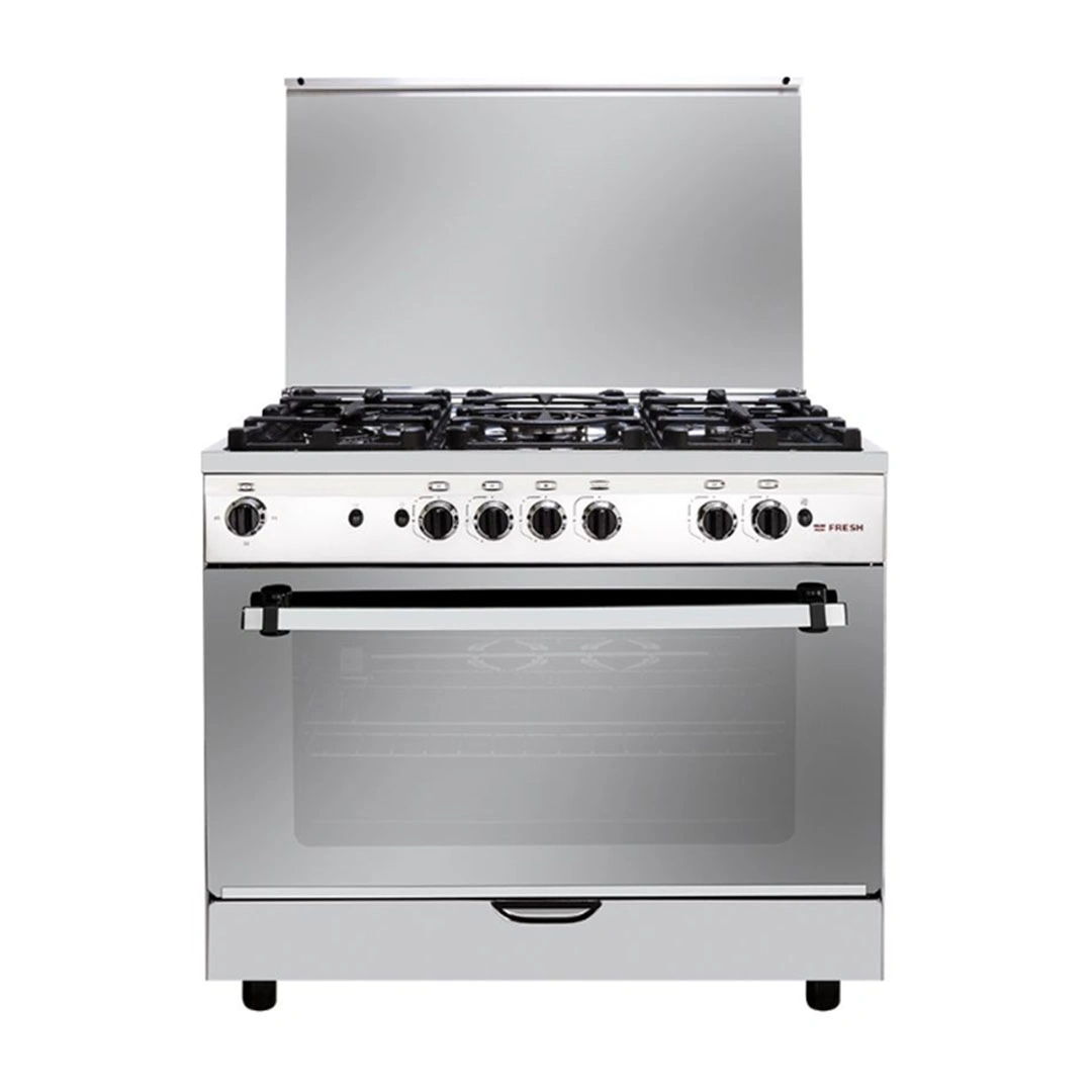 بوتاجاز فريش هاي كاست مروحة 90×60 5 شعلة أستانلس ستيل