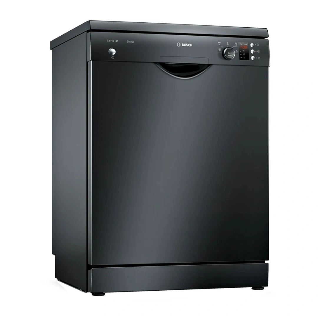 غسالة اطباق بوش - 12 فرد - 60 سم - أسود SMS25AB00V