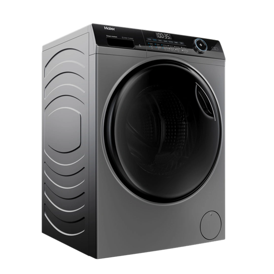 غسالة ملابس تحميل امامي هاير - 8 كجم - انفرتر - فضي - HW80-B14959S6TU1