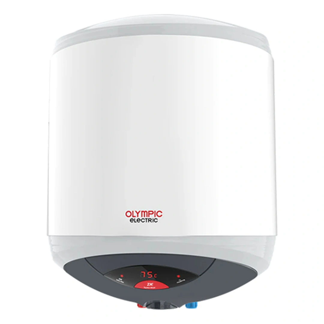 سخان كهرباء اوليمبيك اليكتريك هيرو تربو ديجيتال - 50 لتر - أبيض - 945105437