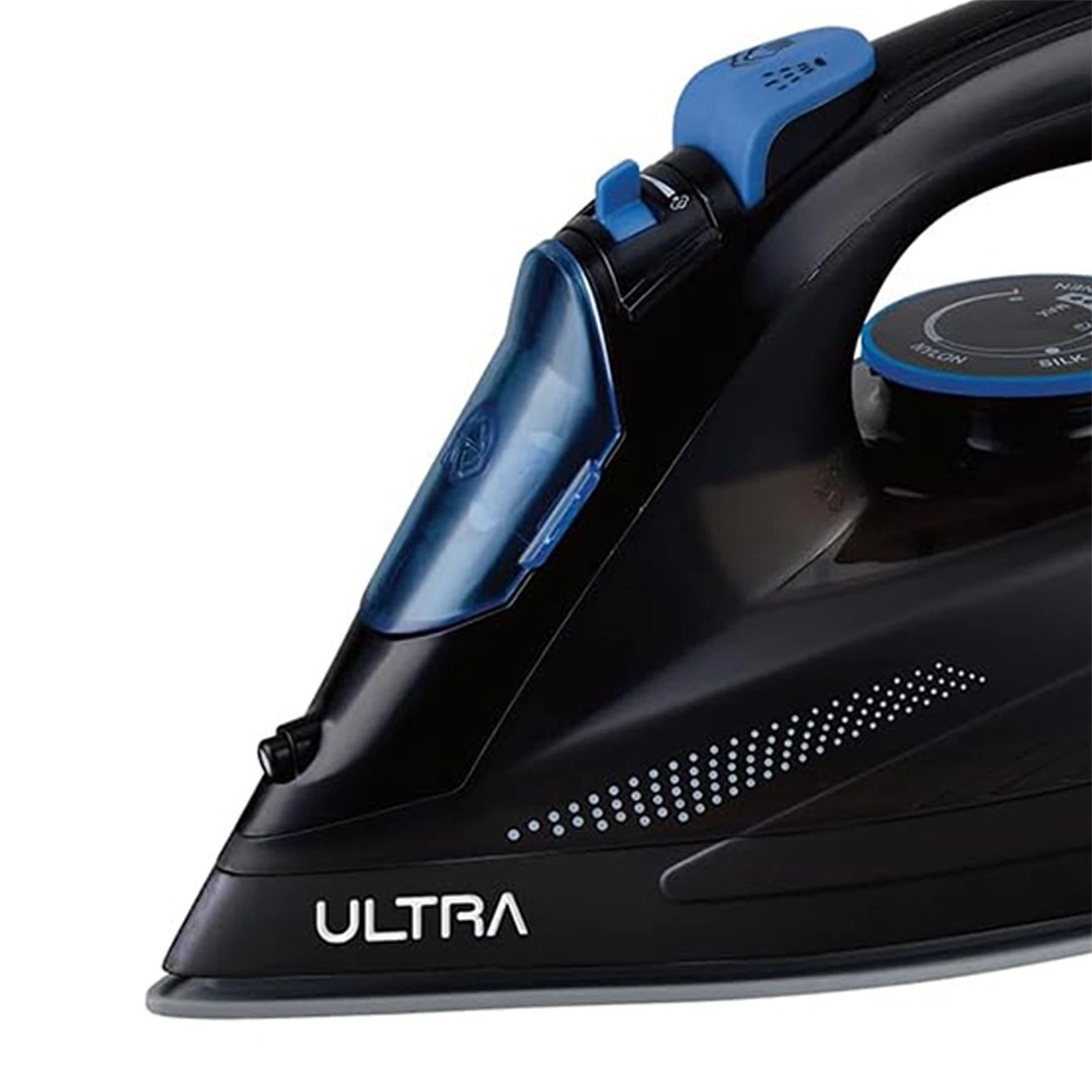 مكواه ملابس بخار الترا 2300 وات اسود في ازرق - UI24KBE1