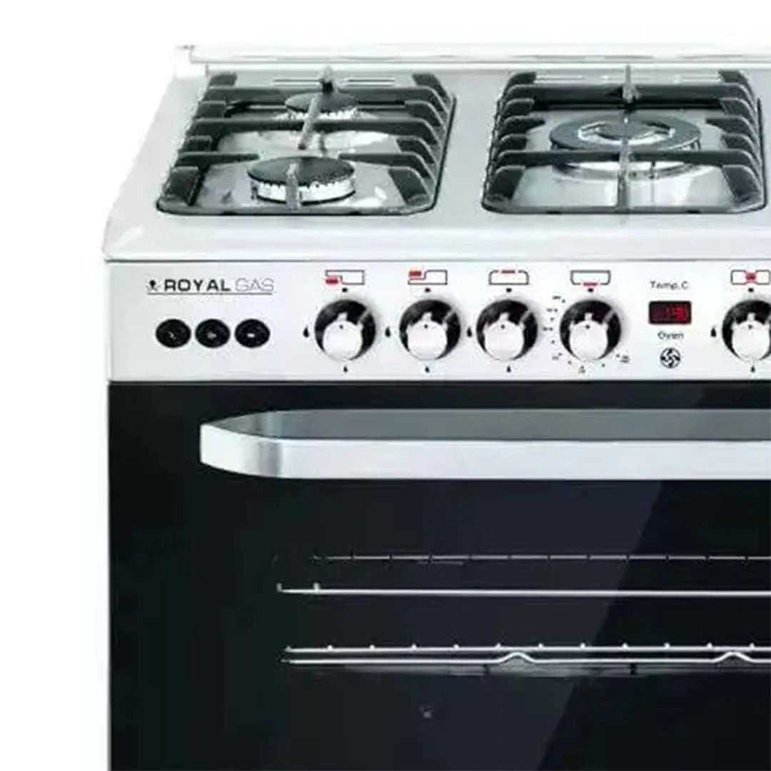 بوتاجاز غاز رويال ماستر شيف - 5 شعلات - 60*90 سم - مع مروحة - 2010186