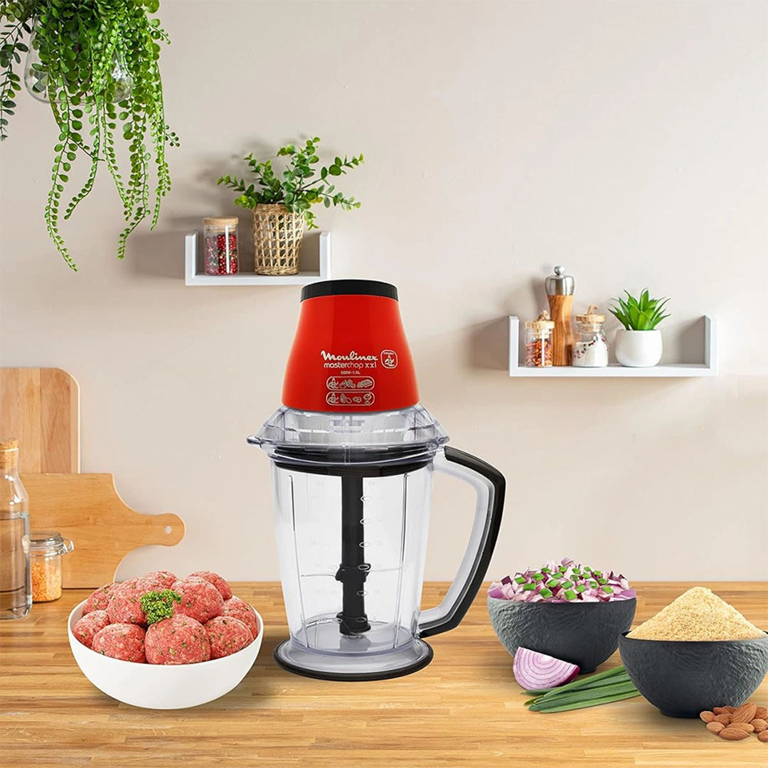 كبة مولينكس XXL - سعة 1.5 لتر - 500 وات - أحمر - DJ4705EG