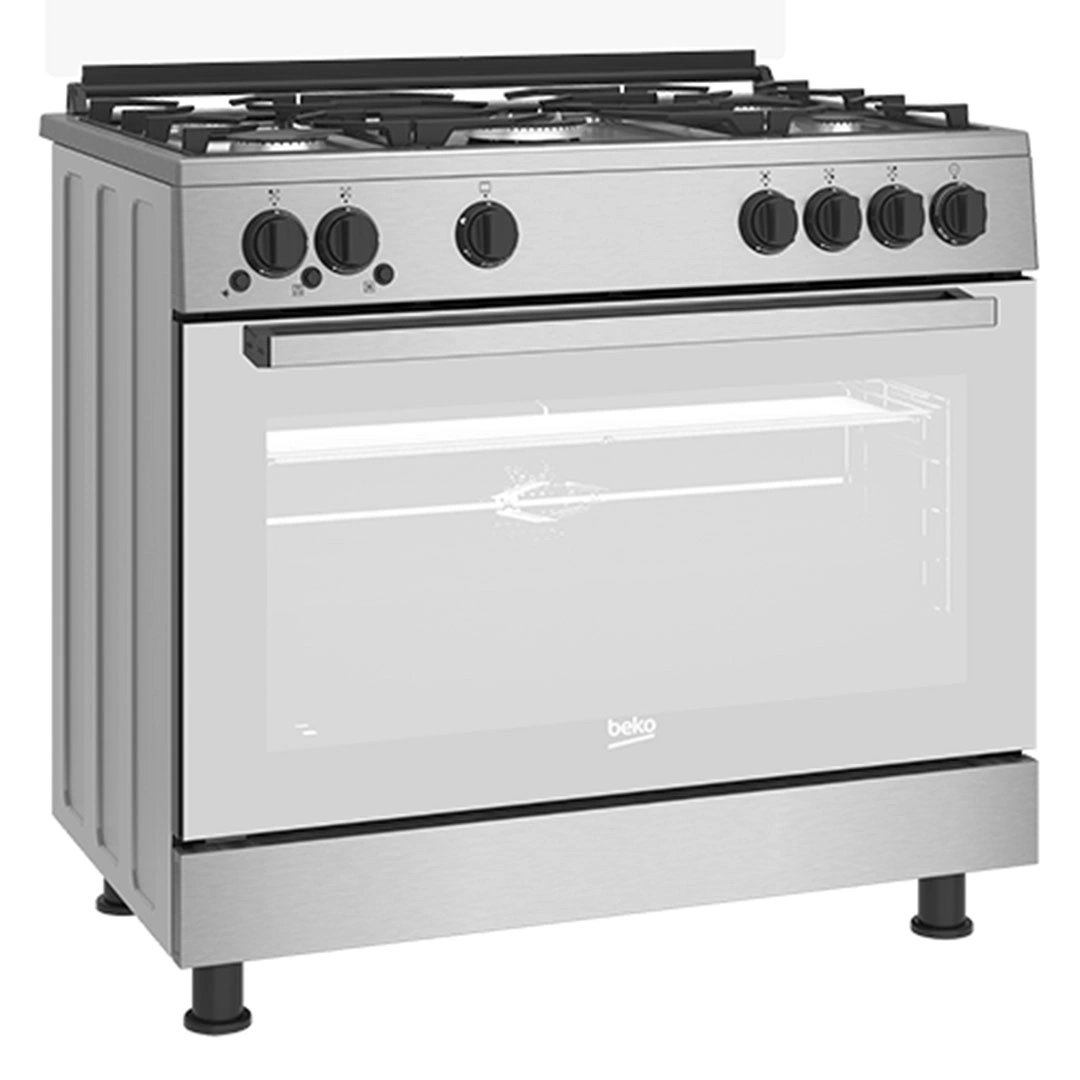 بوتجاز غاز بيكو - 5 شعلات - ستانلس ستيل - GGR 15115 DX NS