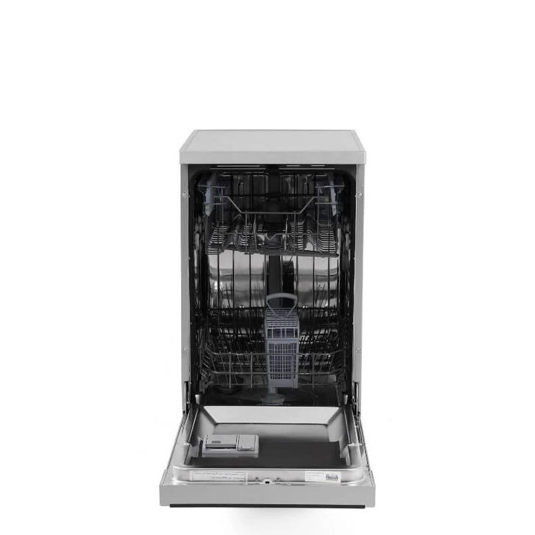 غسالة اطباق وايت بوينت - 10 أفراد - 5 برامج - فضي - WPD 105 DS