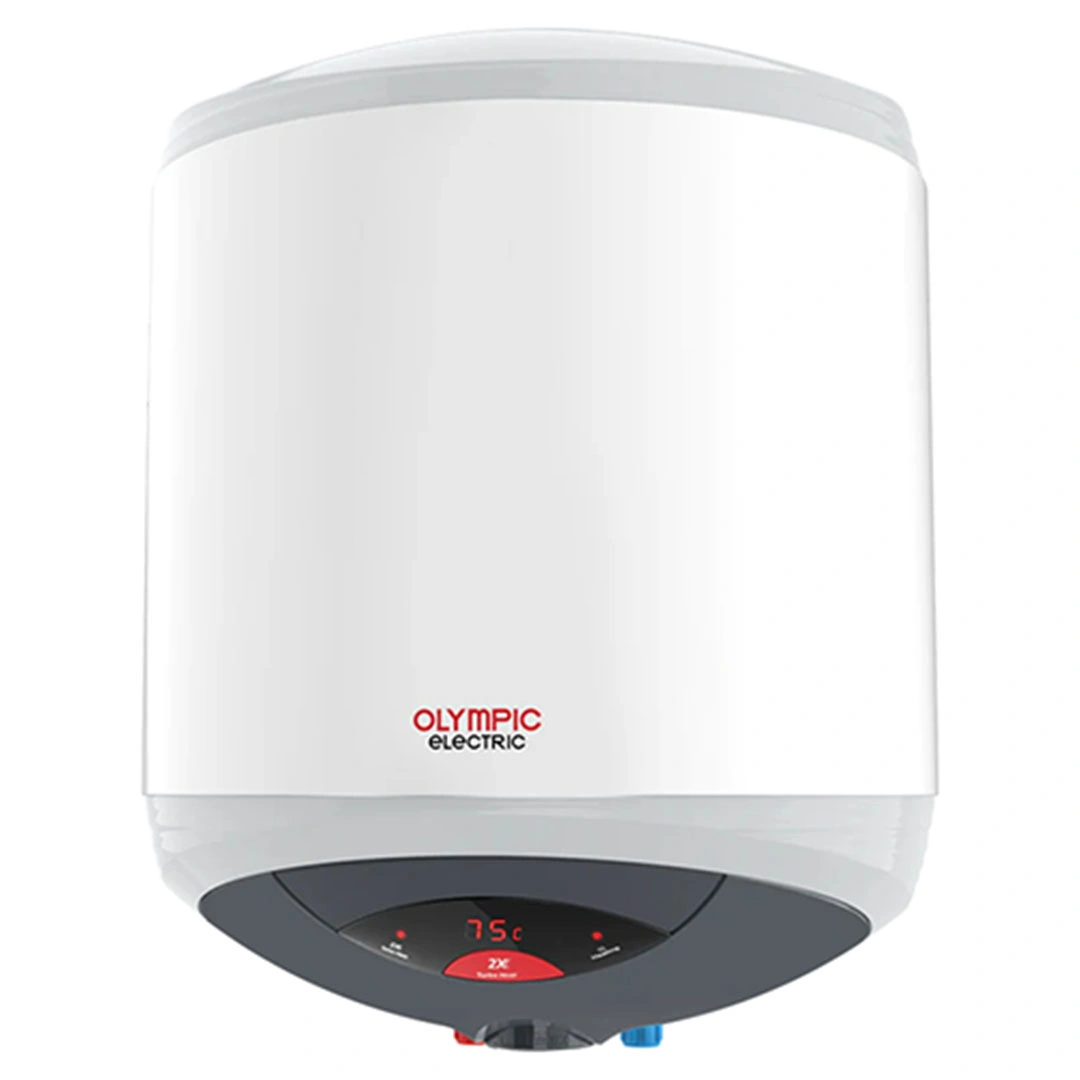 سخان مياه كهربائي ديجيتال اوليمبيك اليكتريك هيرو تربو - 30 لتر - أبيض - 945105436