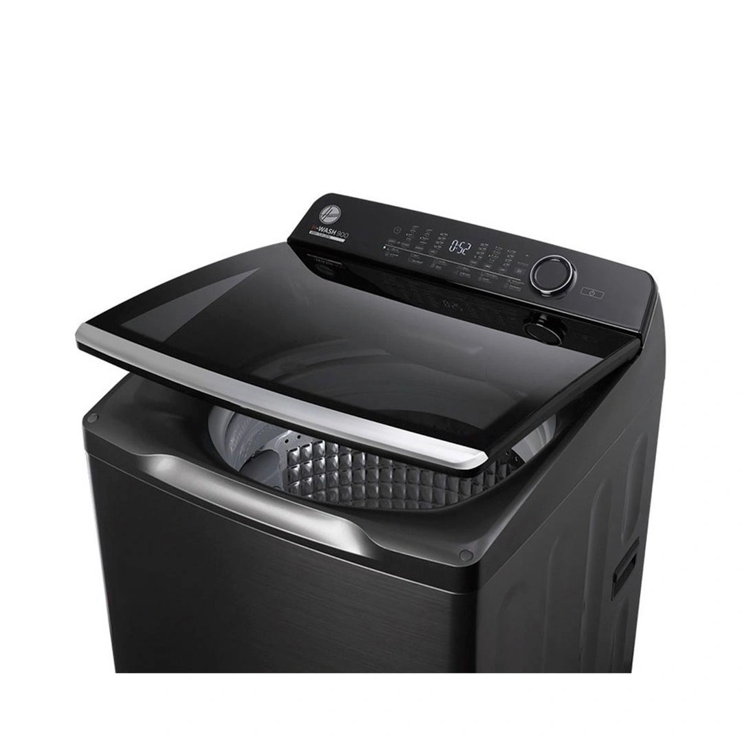 غسالة ملابس هوفر بطلمبة - 12 كجم - سيلفر - HWH-TLN12DSL