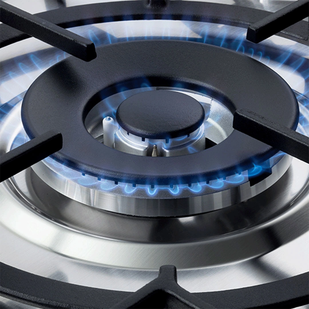 مسطح بلت ان غاز البا - 5 شعلة - 75 سم - استانليس ستيل - ELIO75-545