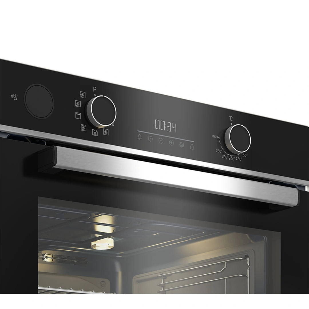 فرن بلت ان بيكو كهرباء مروحة - 60 * 60 سم - أسود / فضى - BBIS13300XMSE